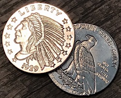 Sterling Silver Indian 1/4oz 