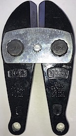 Bolt Cutter Head - No.2 ( 1/2 soft  -  3/8 Hard )  H.K. Porter, INC.  Made in U.S.