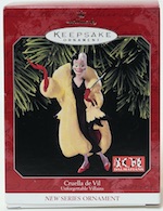 Hallmark Keepsake Disney Christmas Ornament Vntg1998 Cruella de Vil Villian