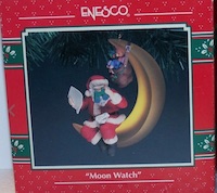 Enesco Ornament Moon Watch Vntg 1992